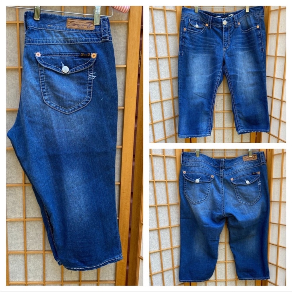 Seven 7 Bermuda Jean Short SZ 14